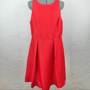 NWT The Limited Red Sleeveless Pattern Dress-14